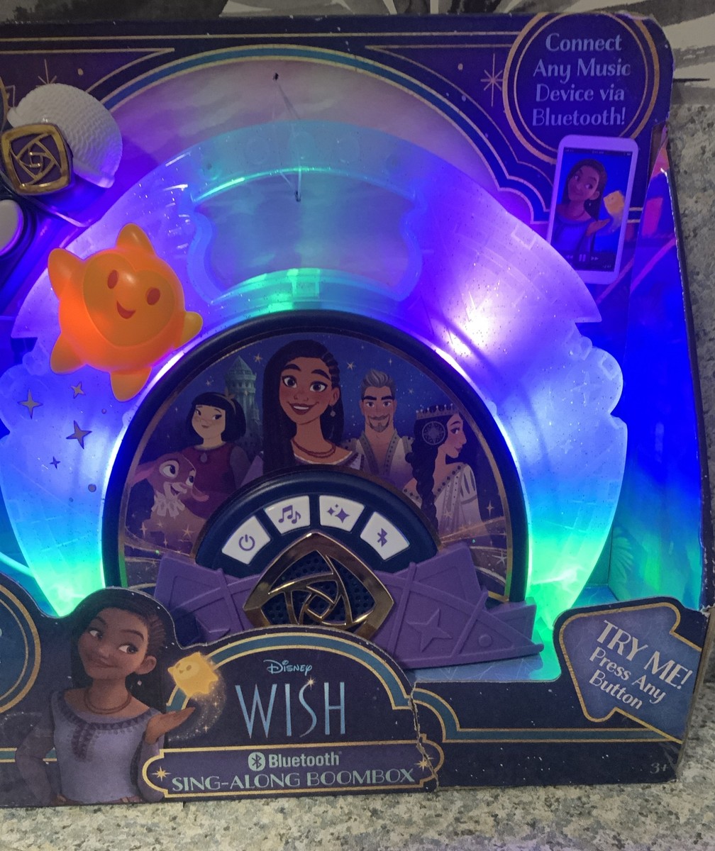 🐐 Disney WISH Sing Along Boombox Bluetooth Real Working