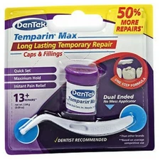 Dentek Temparin Max Lost Filling Loose Cap Repair  2.64 gm By Dentek