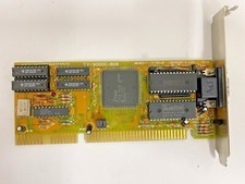 VINTAGE 1991 TV-9000C-B08 TRIDENT TVGA9000A 512K 16 BIT ISA VGA CARD MXB108