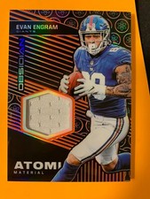 2019 PANINI OBSIDIAN EVAN ENGRAM ATOMIC MATERIAL 43/50 ORANGE RELIC CARD