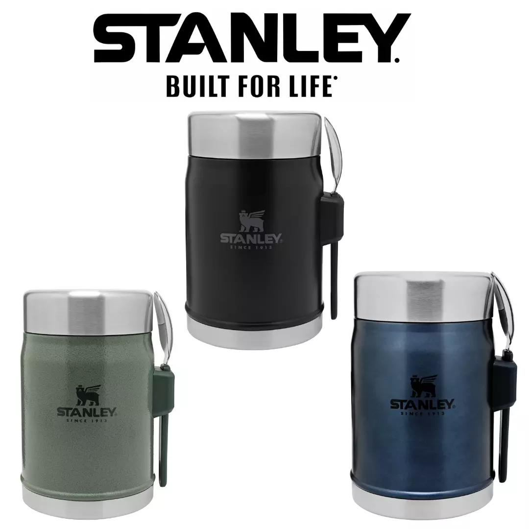 Purchase the Stanley Classic Food Jar with Spork 0.41 L green by