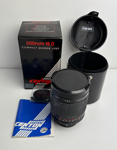 Centon MC 500mm f8.0 Compact mirror lens - Macro 1:4.3