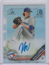 2019 Bowman Draft Chrome Pick Refractor 375/499 Kendall Williams #CDA-KW Auto