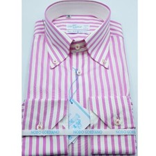 Bown Rigo Pink Poplin Cotton Mako Shirt 120'S - Easy Iron -