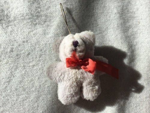 MINIATURE PLUSH BEAR ORNAMENT 2” - Picture 6 of 6