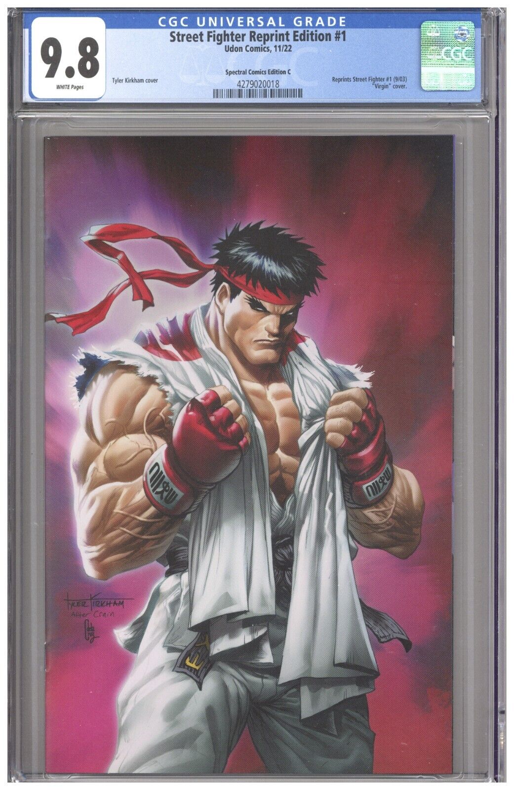 Street Fighter #1 Tyler Kirkham Guile Virgin Variant – Spectral Comics