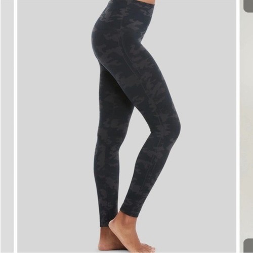 Spanx Neu mit Etikett Ecocare nahtlose Leggings schwarz Camouflage XL - Bild 2 von 12