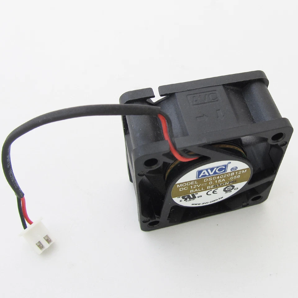 1pc AVC DS04020B12M 40x40x20mm 4020 DC 12V 0.15A 2pin Connector DC Cooling Fan - Image 3 of 4