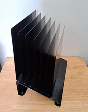 MMF INDUSTRIES 6 SLOT OFFICE DESKTOP ORGANIZER PAPER FILE DOCUMENT MAGAZINE USA