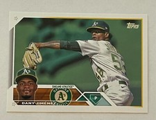 2023 TOPPS DANY JIMENEZ #164 PITCHER OAKLAND ATHLETICS BASEBALL CARD