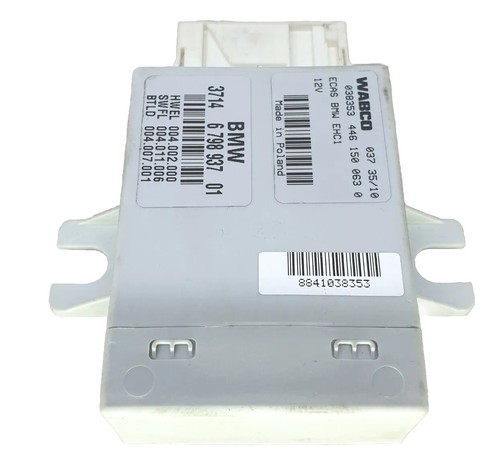 BMW X5 X6 F15 F16 LUFTFAHRWERK STEUERGERÄT ECU EHC1 MODUL ECAS 6798937