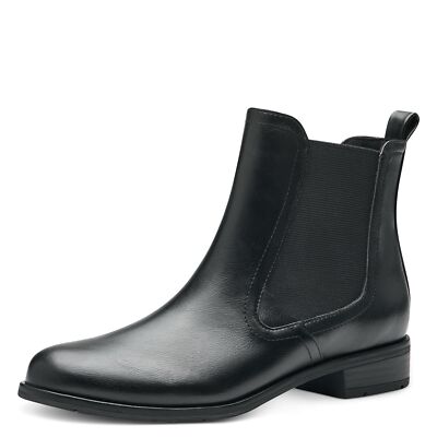 MARCO TOZZI Damen Chelsea Boots Flach - Bequeme Schlupfstiefeletten Mit Weichem Futter