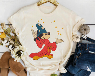 Retro Sorcerer Mickey Magic Wizard Mickey Fantasmic Unisex Adult