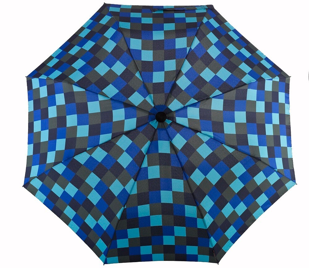 EuroSCHIRM Dainty Pocket Umbrella (Blue Squares) Lightweight