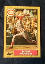 John Franco 1987 Topps #305 Cincinnati Reds Baseball Card 
