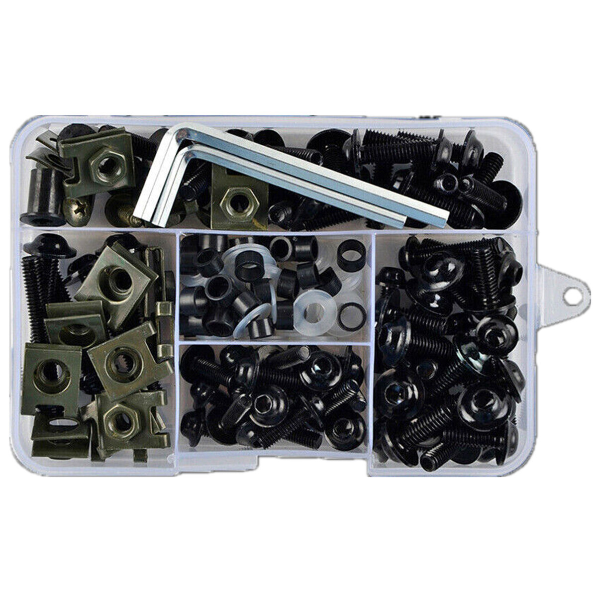 177PCS Motorcycle Bodywork Bumper Panel Fairing Bolts Kit Fastener ...