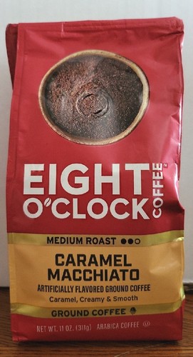 Eight O'Clock Medium Roast Ground Coffee 'Caramel Macchiato' 11oz Exp 12/23 - 第 1/5 張圖片