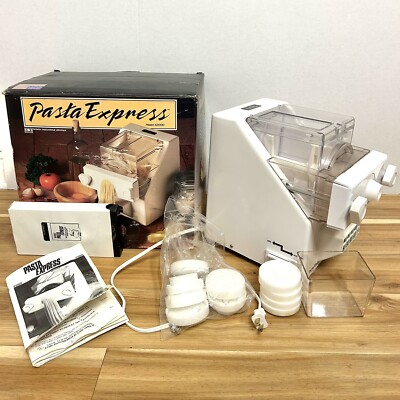 Pasta Express CTC / Model X2000 Vintage Electric Pasta Maker Complete! Tested!