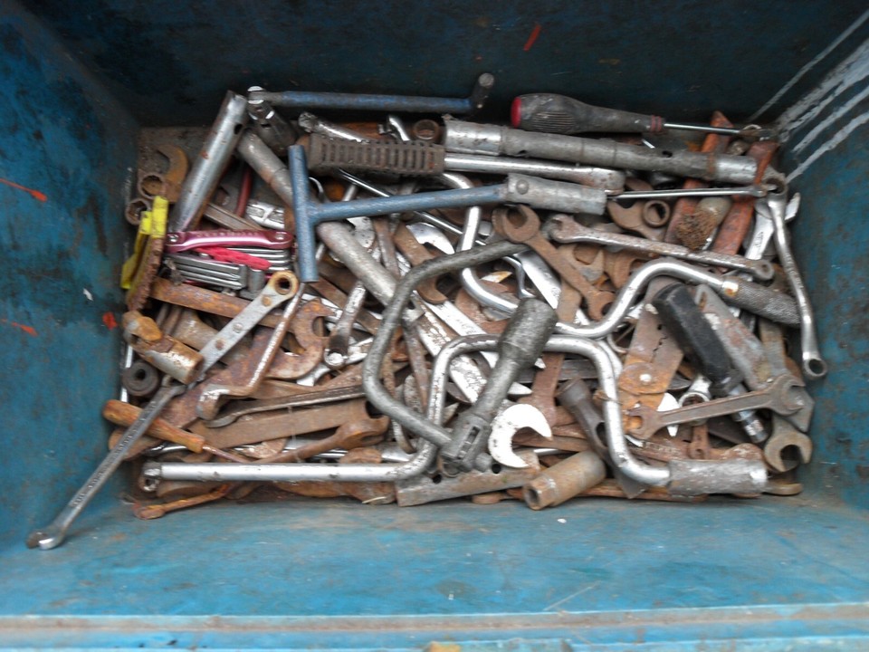 job lot of tools used mainly whitworth spanners eBay