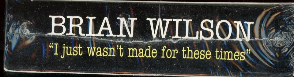 Brian Wilson VHS TAPE NEW SEALED I Just Wasn't Made for These Times OOP - Image 4 of 4