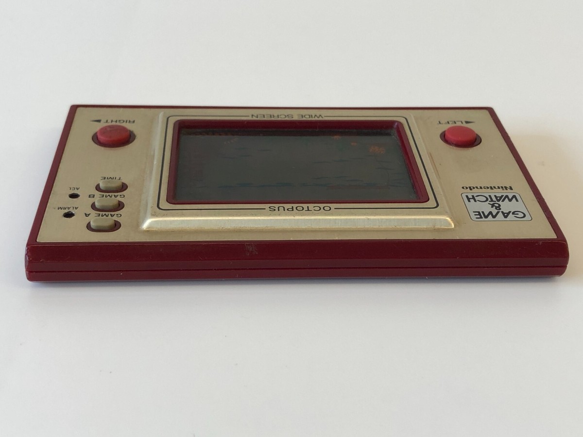 Nintendo Game & Watch Wide Screen Octopus Oc-22 Boxed MIJ