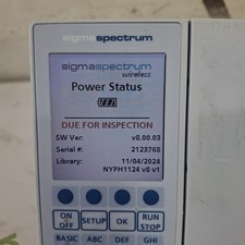 Baxter Sigma Spectrum 8.00.03 w/o Battery Infusion Pump