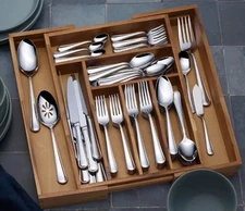 Lifetime Brands Mikasa Virtuoso 18.10 114-piece Flatware and Caddy Set - 5323212