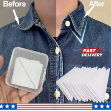 Polo Shirt Collar Support Inserts Anti Curl Collar Stays Shape Retainer Set