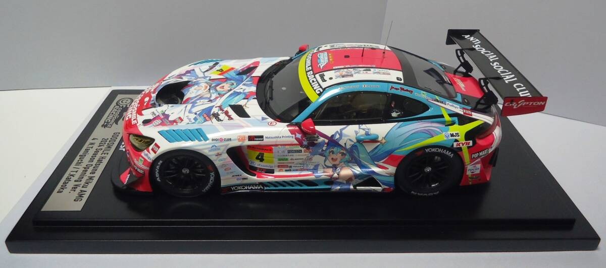 1/18 Good Smile Racing Hatsune Miku AMG 2024 Opening Round Ver