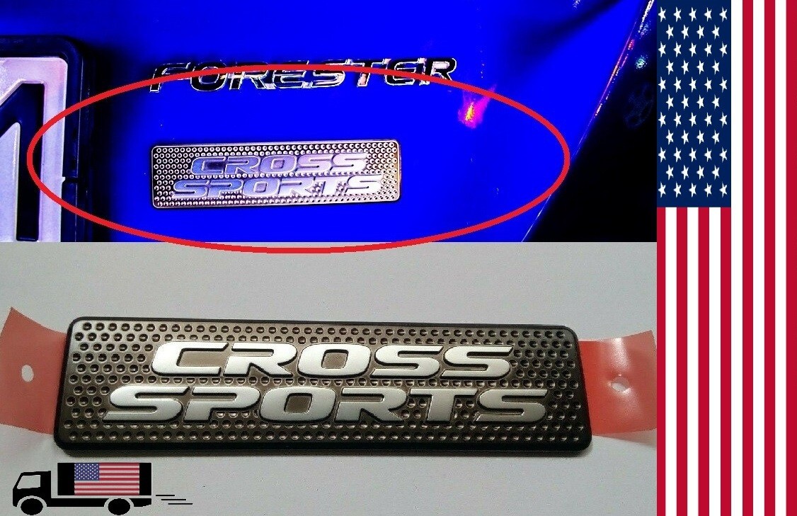 For Subaru Forester Emblem Cross Sports Rare Badge JDM New | eBay