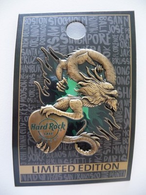   NEU Pin HARD ROCK CAFE PRAG ''3D Asia Dragon Pin'' 2025