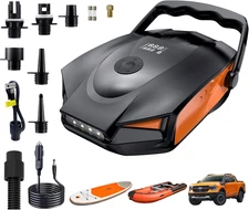 50PSI Paddle Board Pump Electric Portable, High Pressure Sup Pump - Dual Stage I