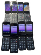 Tracfone Flip Phones (Lot of 8) Including 8 chargers and Cables. Excellent/Good