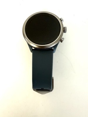 Fossil Gen 4 Sport Smartwatch Smokey Blue Silicone Band FTW4021