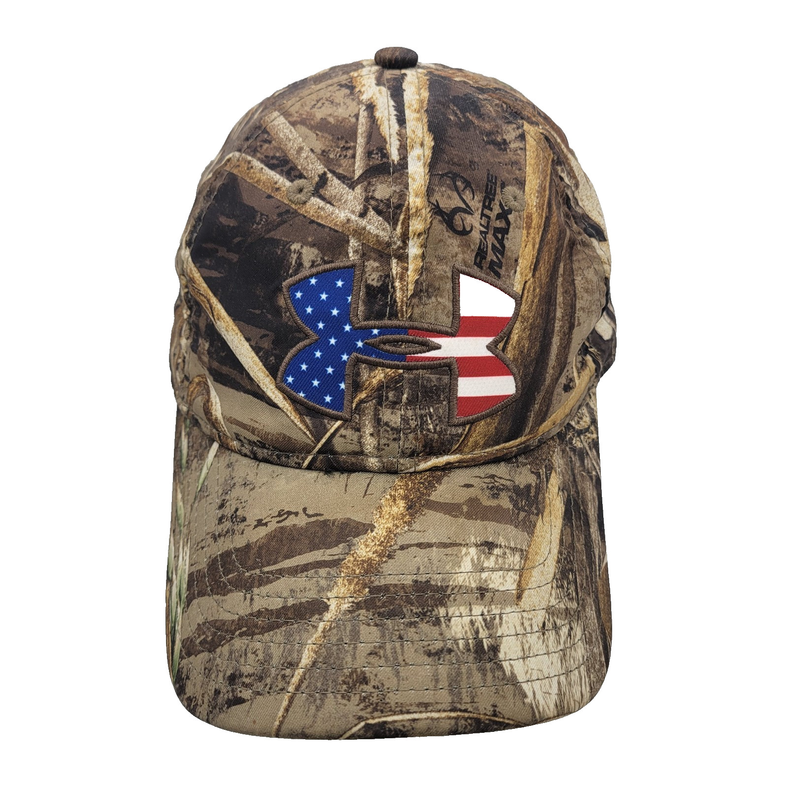 Under Armour Realtree Max Mens One Size Camo American Flag S