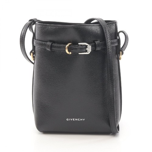 Givenchy VOYOU Shoulder Bag in Leather Black BB60NAB1Q7001