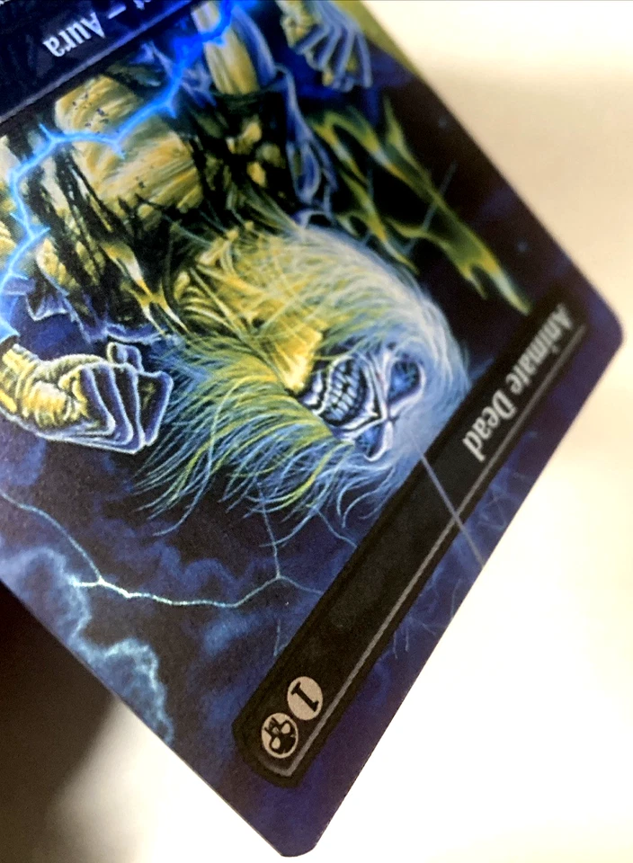 MTG Animate Dead (Rainbow Foil) Secret Lair x Iron Maiden 2189 NM - Image 4 of 4