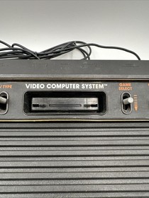 Atari 2600 System Bundle with Console 20 Games Joystick Coaxial Adapter Working