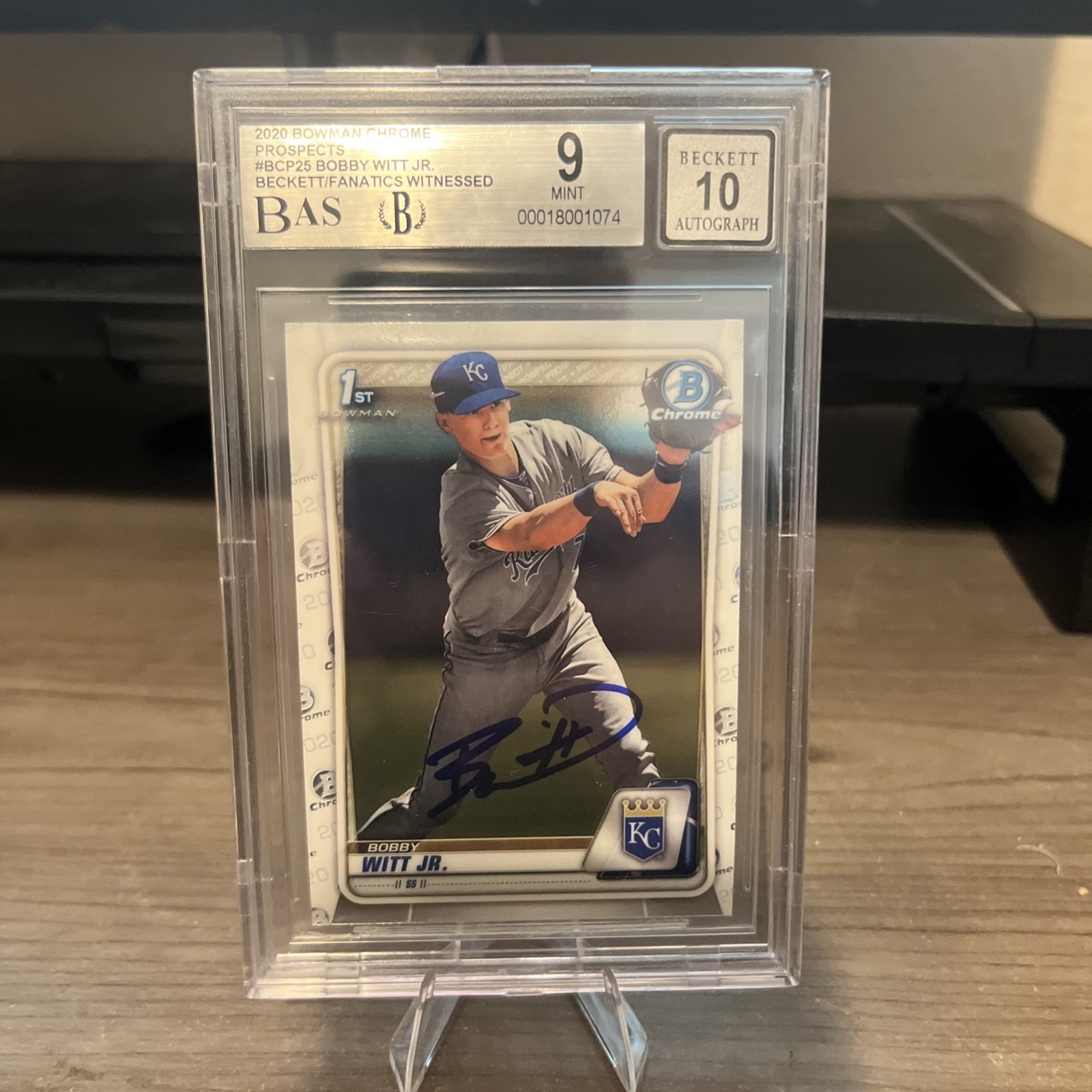 2020 Bowman - Chrome Prospects Autographs Bobby Witt Jr. #BCP25 (AU, RC)