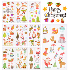 Lovely Fake Christmas Temporary Tattoo Body/Face Sticker Kids Home Decaration H