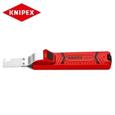 Knipex 16 20 165 SB Cable Knife with Hook Blade Self-tightening Holding Lever