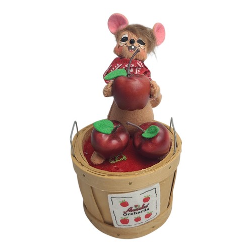 Annalee Doll 2013 Mouse Apple Barrel Bob 5" Fall Autumn Halloween Thanksgiving