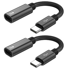 Micro USB to USB C Adapter, 2-Pack Micro USB Female to USB Type C Male