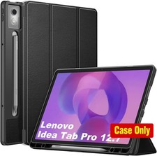 Case for Lenovo Idea Tab Pro 12.7 inch 2025 Tri-Fold Viewing Stand, Pen Holder