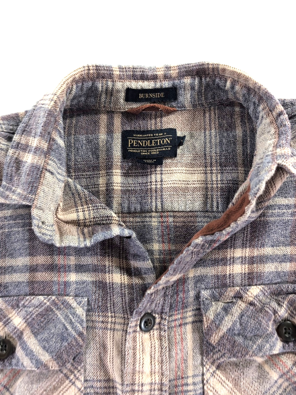Pendleton Burnside Plaid Flannel Button Down Shir… - image 2