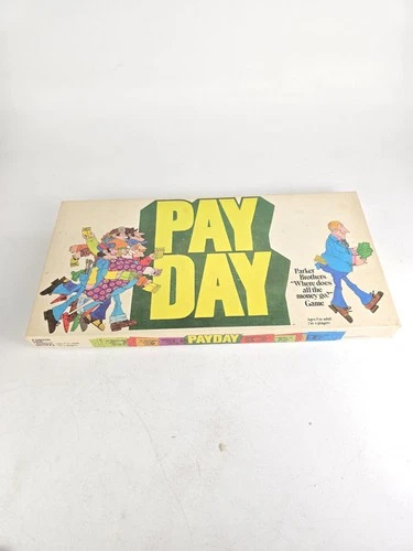Vintage 1975 Parker Brothers PAY DAY Board Game Classic Family Game Complete