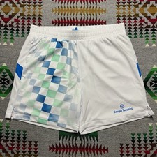 Retro Sergio Tacchini Luca Tennis Shorts Mens...
