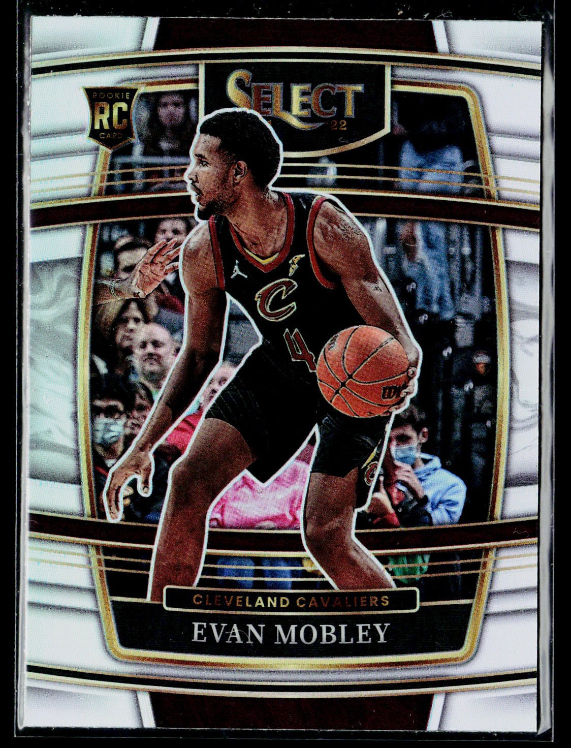 2021-22 Panini Select #5 Evan Mobley Silver Prizms