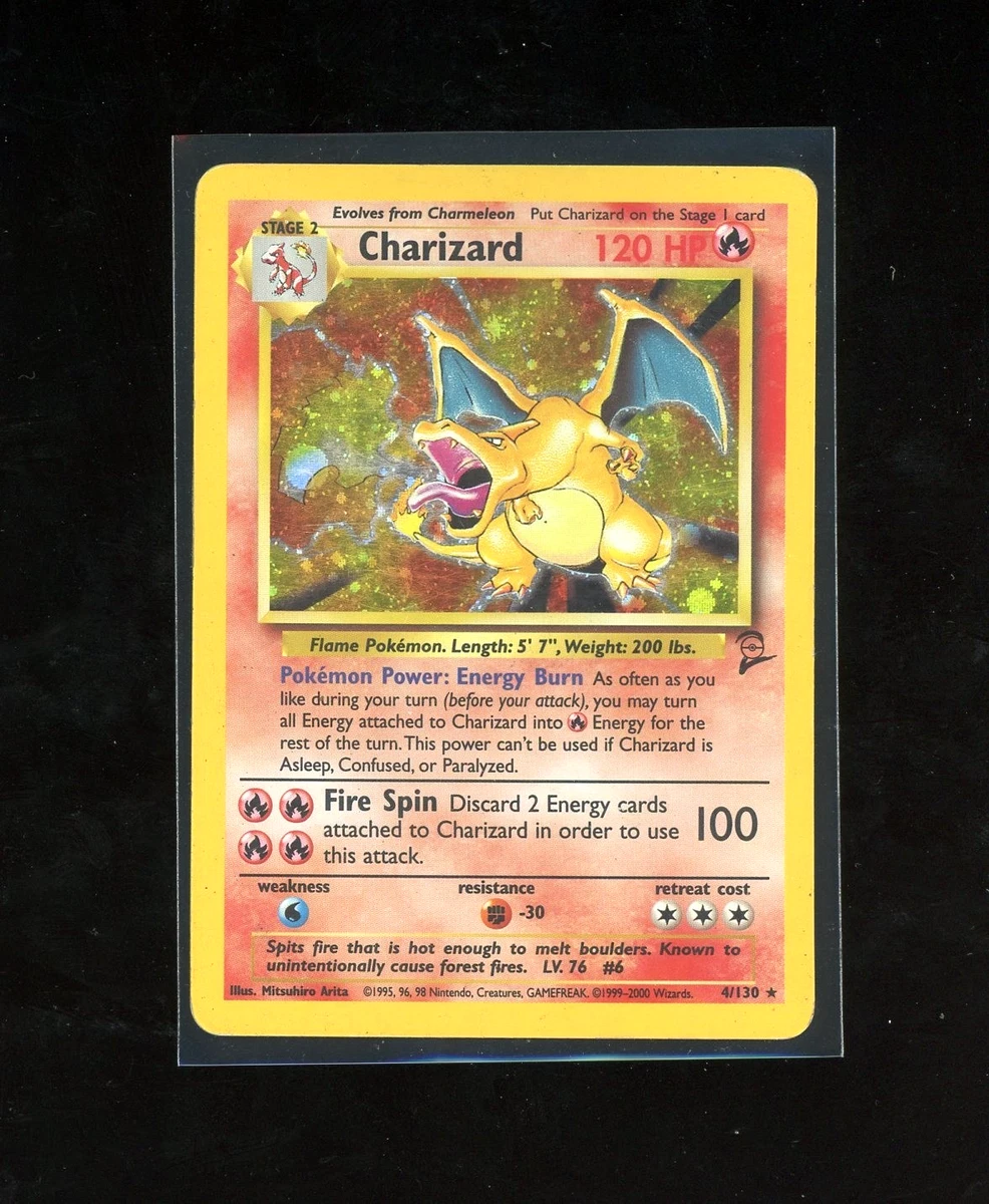 Preços baixos em Charizard Pokémon TCG Holo Conjunto Base Rara 2