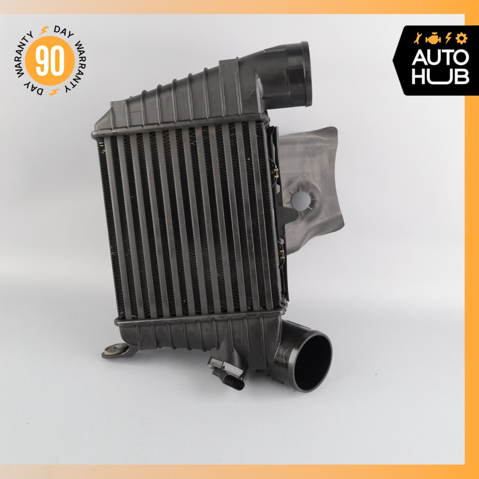 Bentley Continental GT 6.0L Right Turbo Intercooler Radiator w/ Air Duct OEM